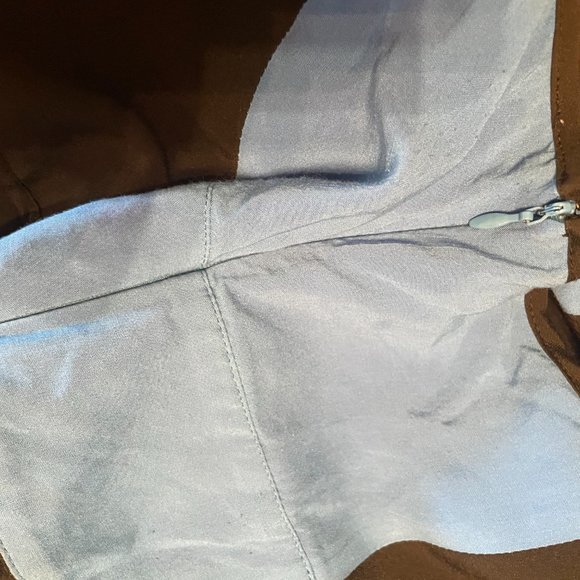 UO ECOTE Blue Black Colorblock Mini Dress - Picture 4 of 5